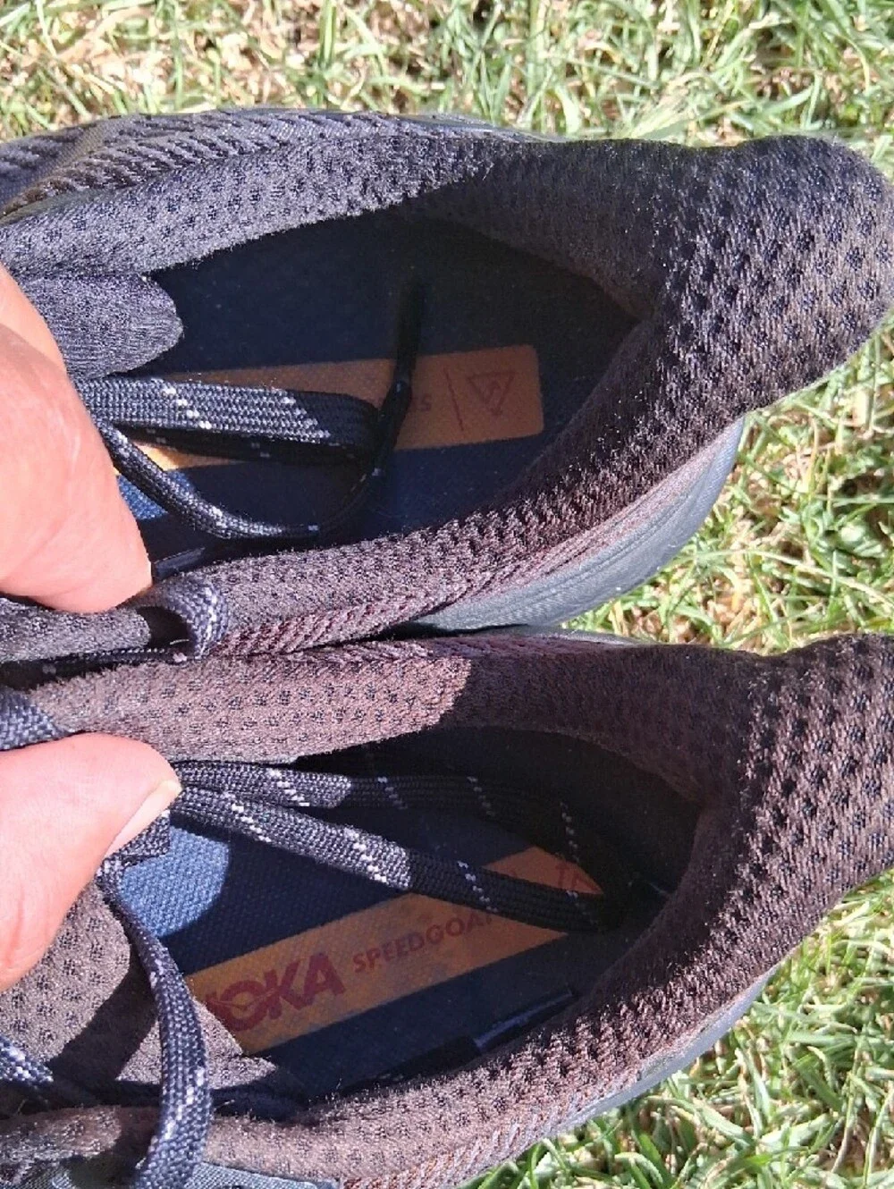 Hoka Clifton 9 Men's Black/Grey Athletic Running Shoes - Picture 10 of 13